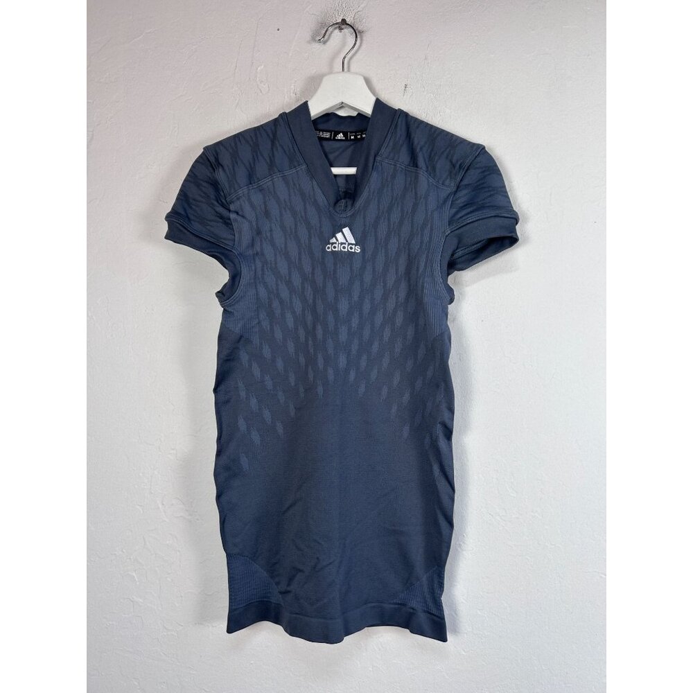 Adidas Primeknit Football Jersey M99592 420 Mens Medium Blue Gray New MSRP $130